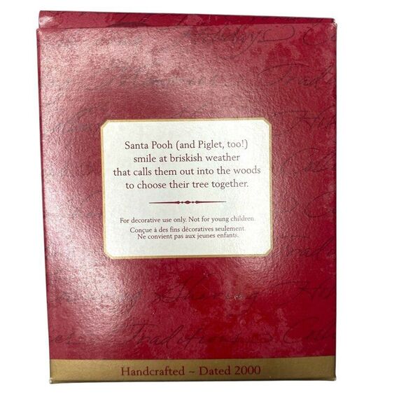 Pooh Chooses The Tree Winnie the Pooh Hallmark Ornament - Picture 4 of 5